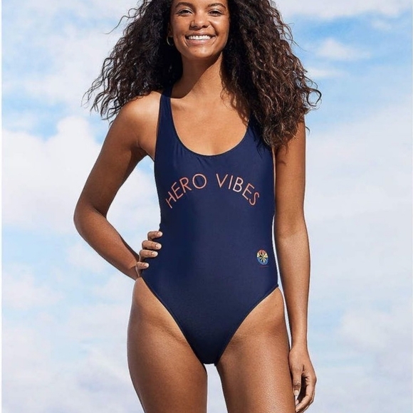 Aerie Other - New without Aerie x Marvin hero vibes one piece swimsuit size M